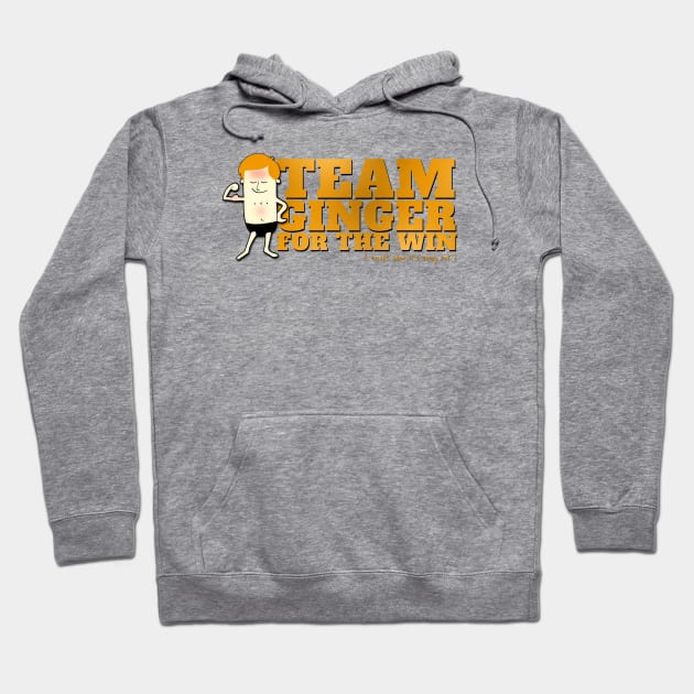 Team Ginger for the Win! Funny Tee Hoodie by NerdShizzle